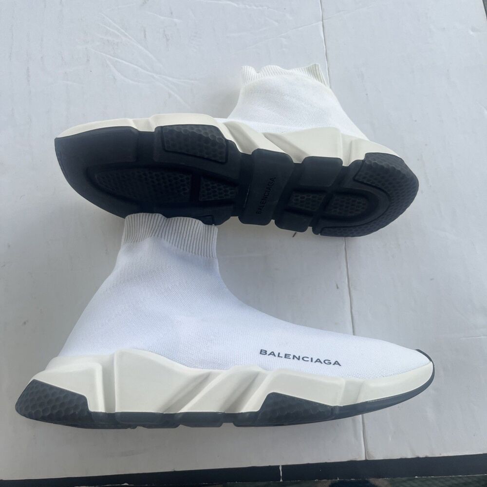Balenciaga Speed Trainer White Sock Size 40 Equivelant To Mens Us 7